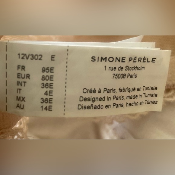 Simone Perele Karma Underwire Bra Converts to Strapless 32 E excellent condition - Picture 4 of 6